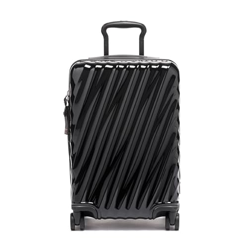 TUMI - 19 Degree International Expandable 4-Wheel Carry On - Hard Shell Carry On Luggage - Rolling Carry On Luggage for Plane & International Travel - Black