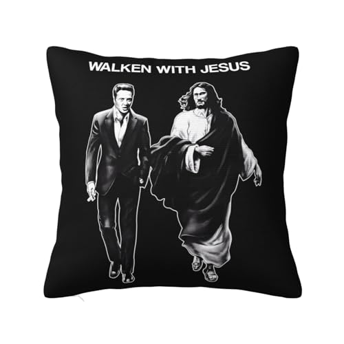 ADPAAR Christopher Walken Pillow Cases Throw Pillow Cover Decorative Square Cushion for Sofa Bed Couch Home Decor 18'X18'