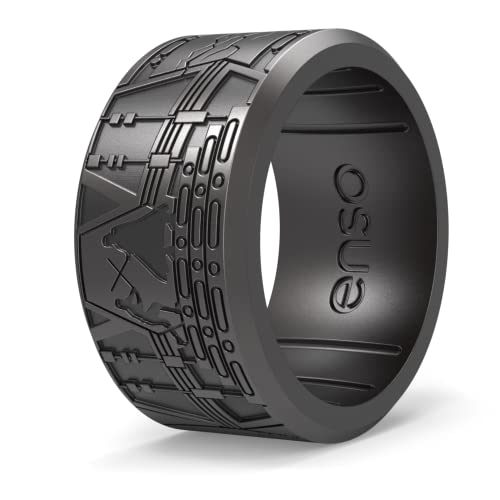 Enso Rings Star Wars Marquee Silicone Rings, Wide Ring Collection, Comfortable and Flexible Design, Power of the Dark Side, 11