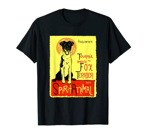 Cute Smooth Haired Fox Terrier Dog Smooth Fox Terrier Gift T-Shirt