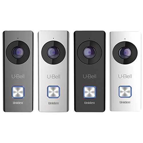 Uniden U-Bell WiFi Video Doorbell, 4 Color faceplates (DB1)