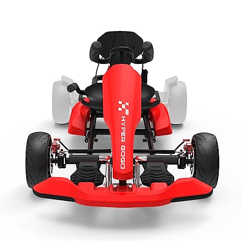 HYPER GOGO Drift GoKart Kit-Hoverboard Attachment,Outdoor Race Pedal Go Cart Car for Kids and Adults (Red)