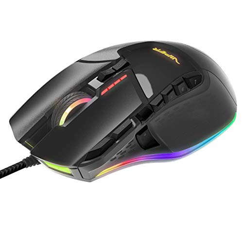 Patriot Viper Gaming V570 RGB Blackout Edition Pro Laser Mouse Up to 12,000 Dpi