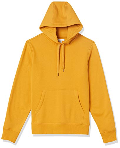 Amazon Essentials Men's Hooded Fleece Sweatshirt (Available in Big & Tall), Gold, X-Large