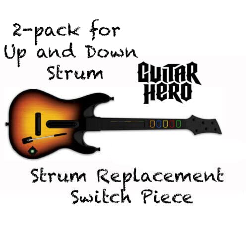2 Pack Guitar Hero World Tour Strum Strummer Switch Repair Xbox 360 Ps3 Wii GHWT