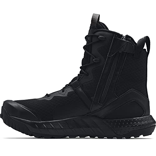Under Armour Men's Micro G Valsetz Zip Military and Tactical Boot, Black (001)/Black, 10 M US
