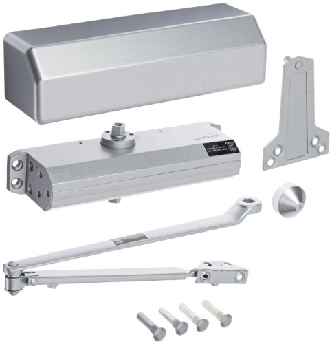 Hager - 5300M16ALM 5300 Series Aluminum Grade 1 Heavy Duty Surface Door Closer, Multi-Mount, 1–6 Adjustable Spring Size, Sprayed Aluminum Finish