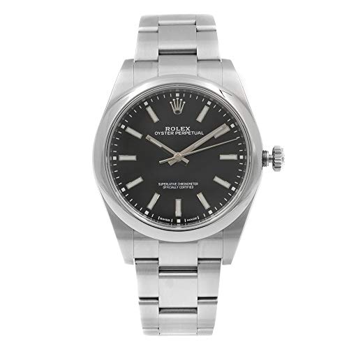 Rolex Oyster Perpetual Black Dial Automatic Men's Watch 114300BKSO