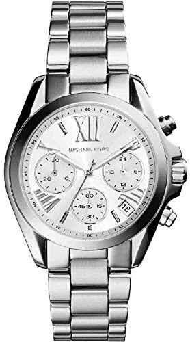 Michael Kors Bradshaw Chronograph Silver-Tone Stainless Steel Women's Watch (Model: MK5739)