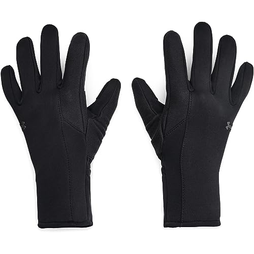 Under Armour Women's Storm Fleece Gloves , Black (001)/Jet Gray , Large