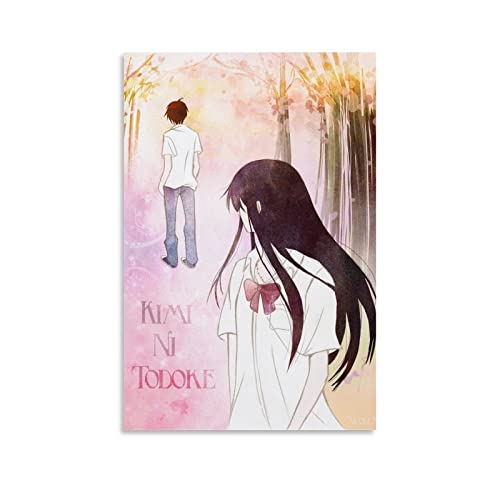 Anime Kimi Ni Todoke from Me to You 4 Poster Canvas Wall Art Posters Gifts Painting 12x18inch(30x45cm)