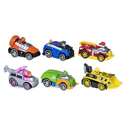 Paw Patrol, True Metal Classic Gift Pack of 6 Collectible Die-Cast Vehicles, 1:55 Scale