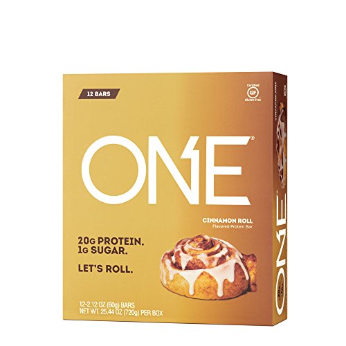 ISS Oh Yeah ONE PrePost Workout Bars - Cinnamon Roll 12 Bars