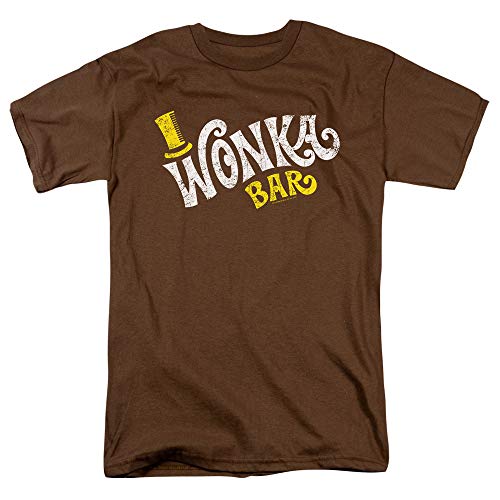 Willy Wonka Vintage Wonka Bar Logo T Shirt & Stickers (XX-Large)