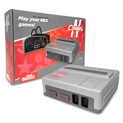 Old Skool CLASSIQ N Console Compatible with NES - Grey/Grey Clone System