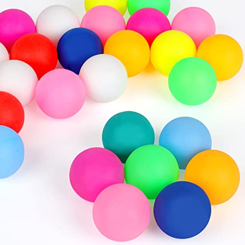 28 Pcs Colored Table Tennis Balls, 40mm for Game, Arts, Kids, Pet Toys
