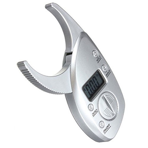 Qiorange Digital Display LCD Body Fat Caliper Skin Fold Analyzer