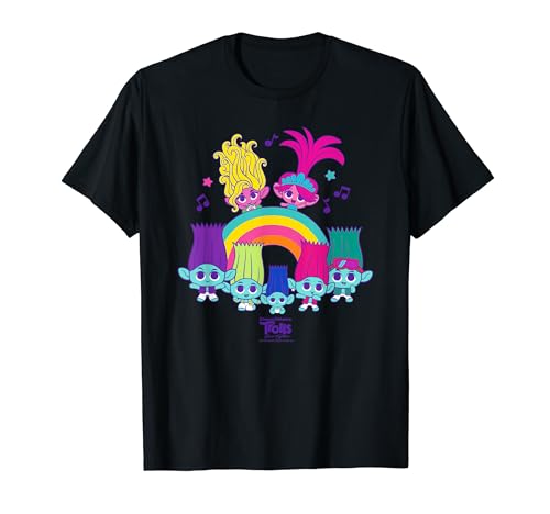 DreamWorks Trolls Band Together BroZone Poppy Viva Rainbow T-Shirt