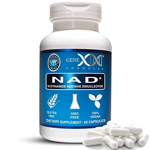 Genex NAD+ 250mg Serving 60 Capsules Nicotinamide Adenine Dinucleotide (Actual NAD+ Not a Precursor) (1)