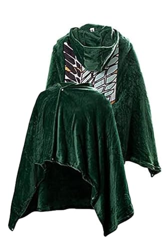 Scout Regiment Cloak Blanket Survey Corps Cape Hoodie Anime Cosplay Costume Outfit