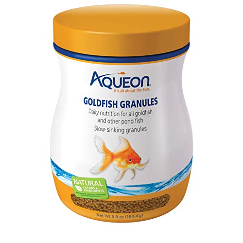 Aqueon Goldfish Fish Food Slow Sinking Granules, 5.8 Ounce, 100106053