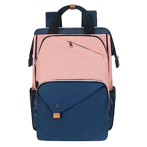 Hap Tim Laptop Backpack, Travel Backpack for Women, Pink Work Backpack (7651-BP)