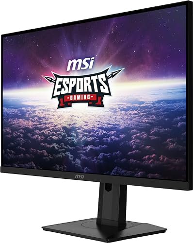 MSI G274QPX, 27' Gaming Monitor, 2560 x 1440 (QHD), Rapid IPS, 1ms, 240Hz, G-Sync Compatible, HDR 400, HDMI, Displayport, Tilt, Swivel, Height Adjustable, Pivot,Black