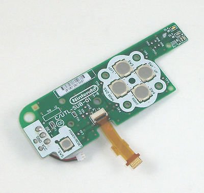 New Power ON Off Switch Board D Pad ABXY Buttons Board Repair Part for DSi XL LL NDSi XL Console C/UTL-SUB-01.