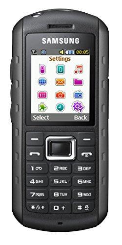 Samsung B2100 Unlocked Quad-Band Phone, Extreme Anti-Shock, Waterproof, Built-in Flashlight, Bluetooth-International Version-Black