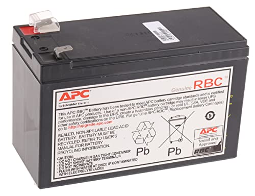 APC UPS Battery Replacement, APCRBC110, for APC UPS Models BE550G, BE550MC, BN600MC and select others