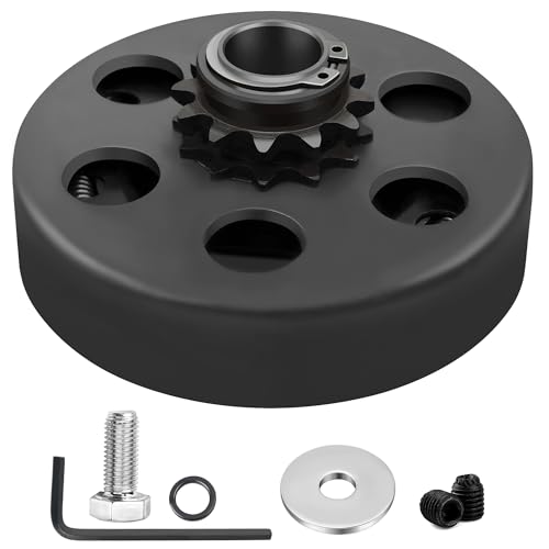 LotFancy Go Kart Clutch 3/4 Bore 12T for #35 Chain, Predator 212 Engine Centrifugal Clutch, with Screws Allen Wrench Clutch Bolts and Nuts Kit