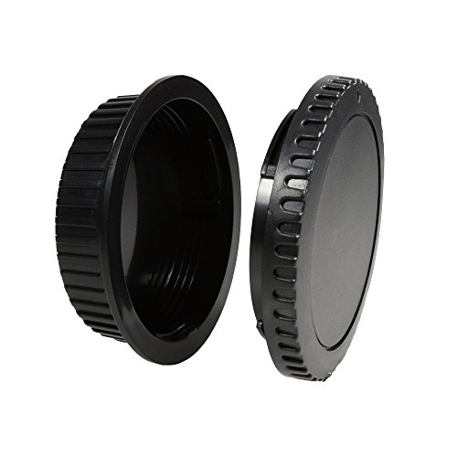 CamDesign Body Cap & Camera Rear Lens Cover Compatible with Canon EOS Canon RF-3 Canon EOS 1D 1DS Mark II III IV 7D Mark II D30 D60 50D 60D 60DA 5D Mark II Mark III 7D T7i XT XTi XSi T3 T3i T4 T4i