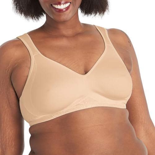 Playtex womens 18 Hour Seamless Smoothing Full Coverage Us4049, Available in Single and 2-pack bras, Nude, 44D US