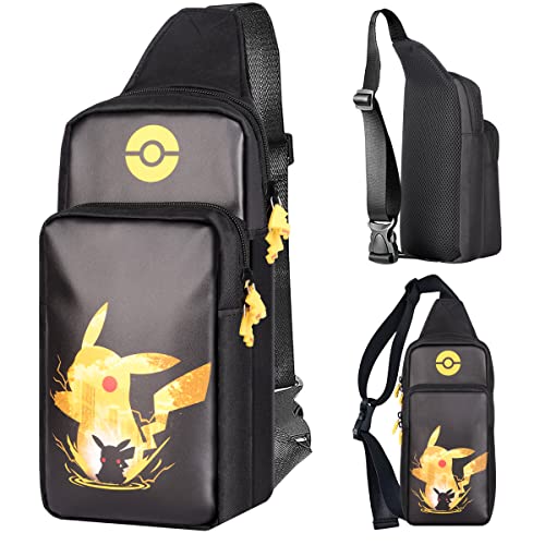 Tangaroa Switch Bag for Switch/Switch OLED - Switch Accessories Travel Crossbody Bag - Portable Backpack (Dark)