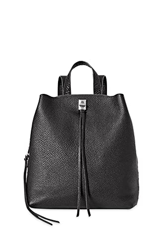 Rebecca Minkoff Darren Backpack – Women’s Leather Backpack, Fashion Backpack for Women, Adjustable Shoulder Strap, Chic Backpack Purse, Fashion Designer Backpack