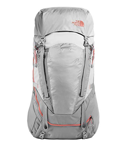 THE NORTH FACE Women's Terra Backpacking Backpack, High Rise Grey/Mid Grey, XS-S 55 L