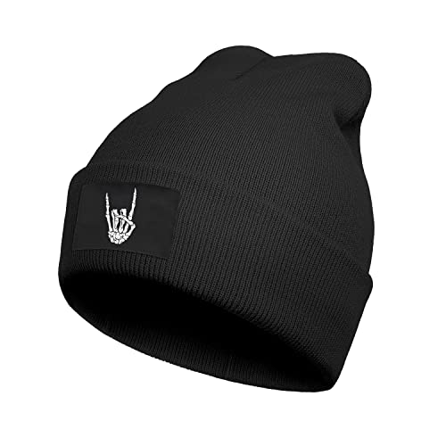 Ztuhjvy Skull Finger Black Fisherman Hat for Men Women