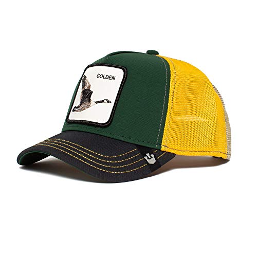 Goorin Bros. The Farm Unisex Baseball Trucker Hat, Green (Golden Goose), One Size