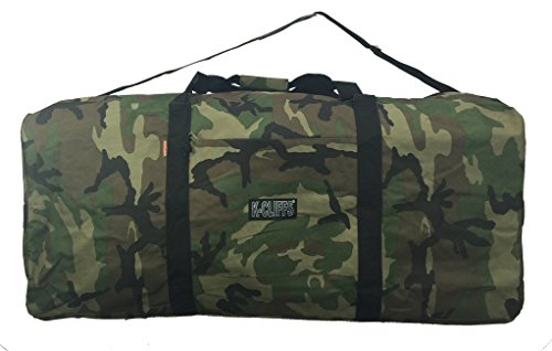 Heavy Duty Cargo Duffel Large Sport Gear Drum Set Equipment Hardware Travel Bag Rooftop Rack Bag (42' x 20' x 20', Camouflage)