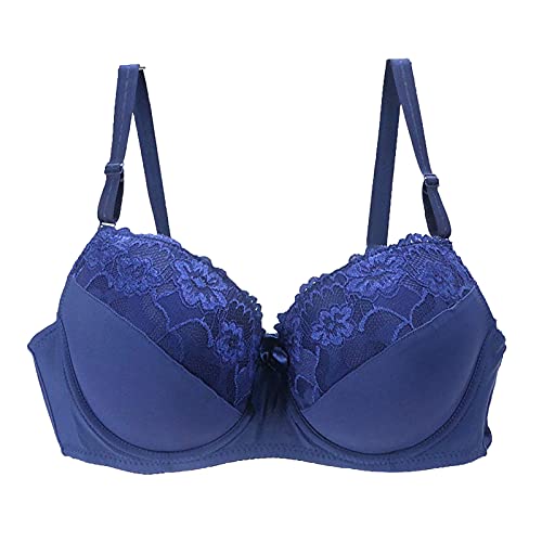 Women's Push up Bras Underwire Plus Size Full Coverage Lifting Soft Bras Comfort Adjustable Stretch Smoothing Classic T-Shirt Bra Crochet Sexy Floral Polyester Bralette Bras Everyday Underwear