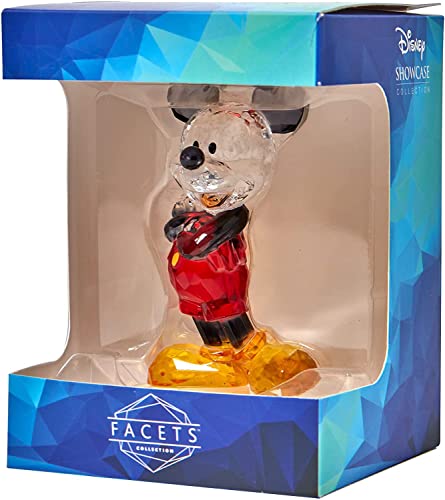 Enesco Facets Disney Mickey Mouse Standing Pose Figurine, 3.75 Inch, Multicolor