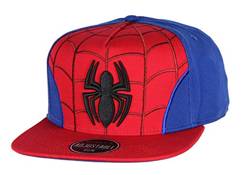 Marvel Comics Spiderman Embroidered Classic Character Costume Adjustable Snapback Hat