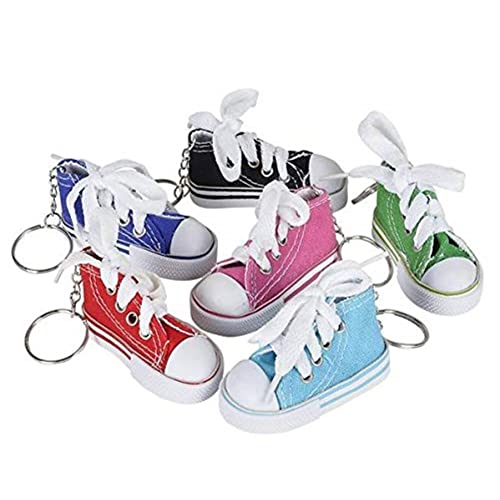 Rhode Island Novelty 3 Inch Sneaker Keychains Lot of 12 Assortments May Vary