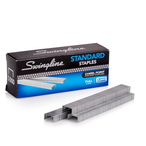 Swingline Staples, Standard Staplers for Desktop Staplers, 1/4' Length, 210/Strip, 5000/Box (35108)