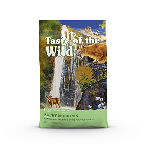 Taste Of The Wild Rocky Mountain Grain-Free Dry Cat Food With Roasted Venison & Smoke-Flavored Salmon 14lb