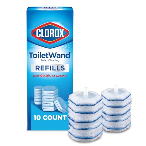 Original Clorox ToiletWand Disinfecting Refills, 10 Count (Package May Vary)