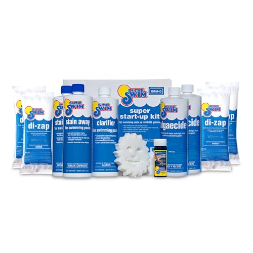 In The Swim Pool Super Opening Chemical Start Up Kit - Above Ground and In-Ground Swimming Pools - Up to 35,000 Gallons