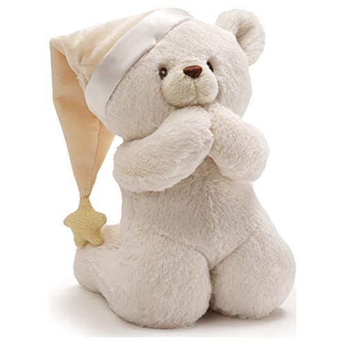 GUND Baby Goodnight Prayer Bear, Moving and Talking Teddy Bear Plush, Tan, 15'