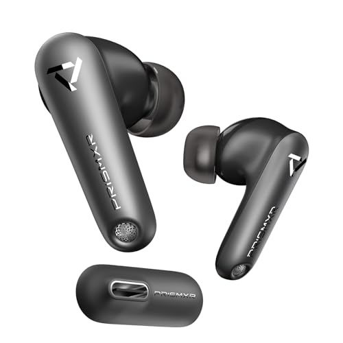 PRISMXR Vega T1 Wireless Gaming Earbuds,25ms Ultra Low-Latency,Dual Connection,2.4GHz Bluetooth Earbuds,Compatible with Meta Quest 3/2,Steam Deck,PS5,PS4,Switch,Playstation,PC USB-C Dongle Included