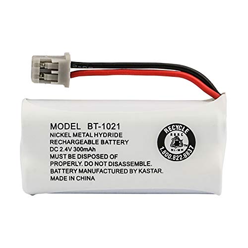 Uniden BT-1021 Replacement Rechargeable Battery For many Uniden Phone Systems and Cordless Handsets, Nickel Metal Hydride Rechargeable Battery, DC 2.4V 300mAh